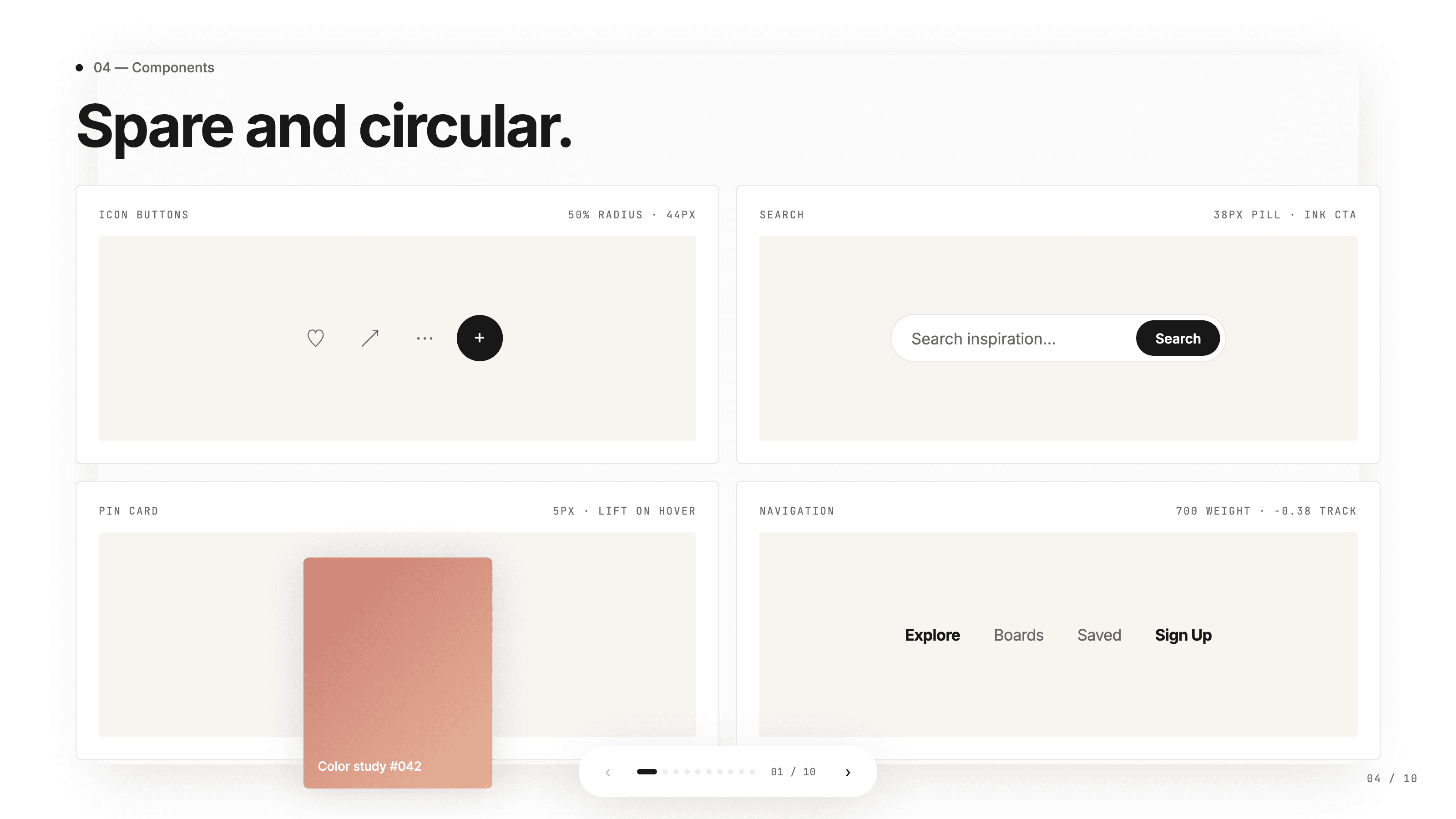 Designspiration deck — more inside