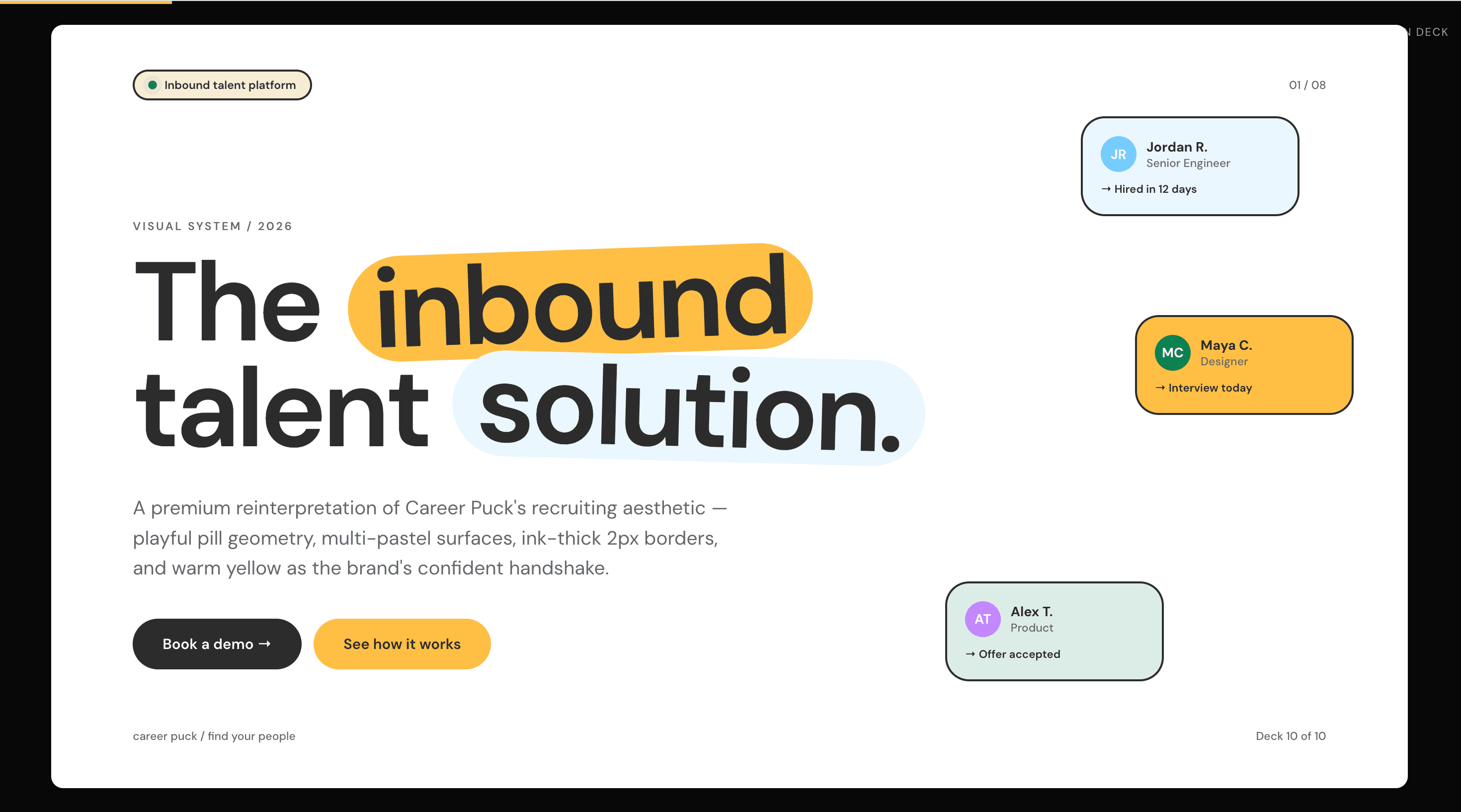 CareerPuck Tailwind website pack preview