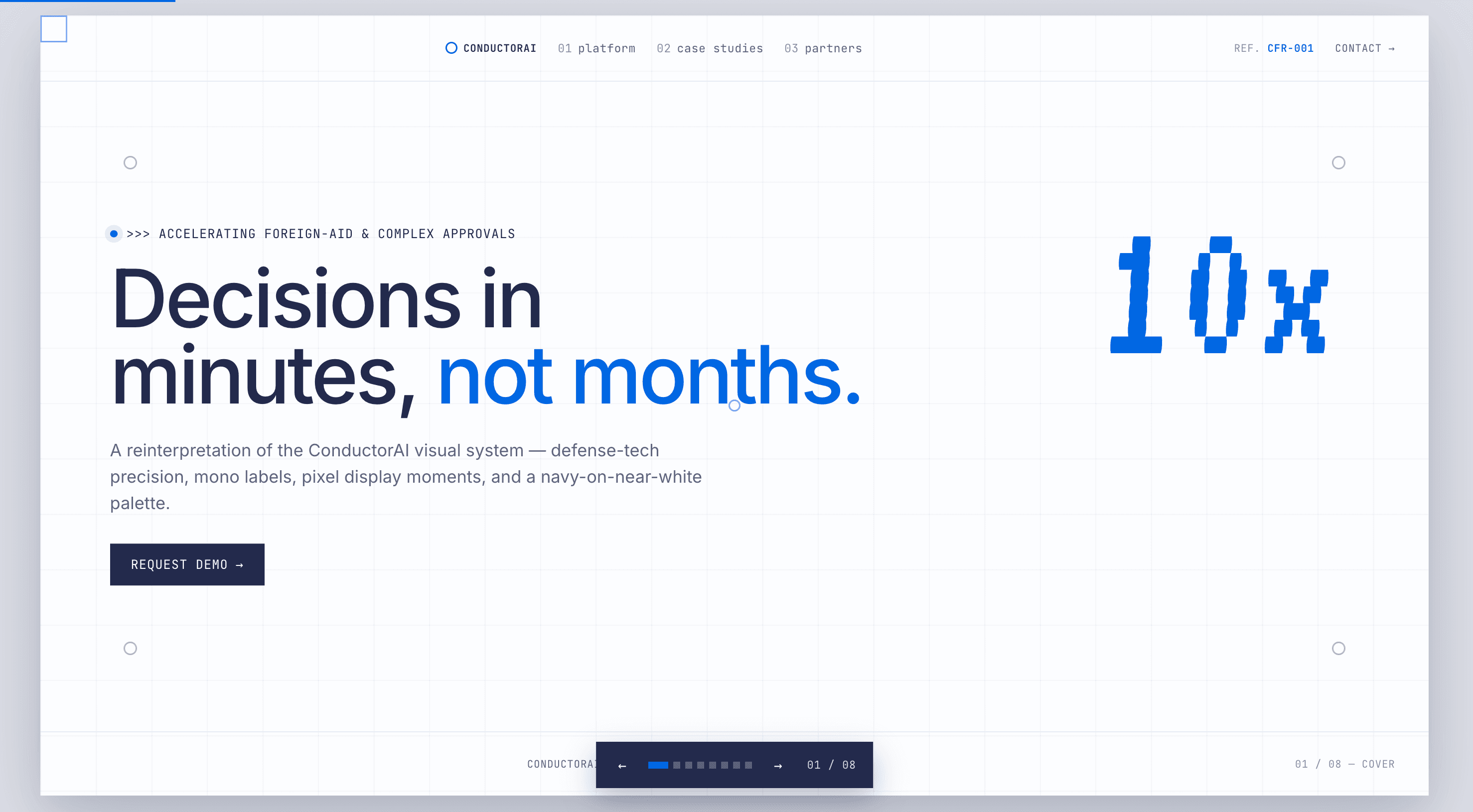 Conductor AI Tailwind website pack preview