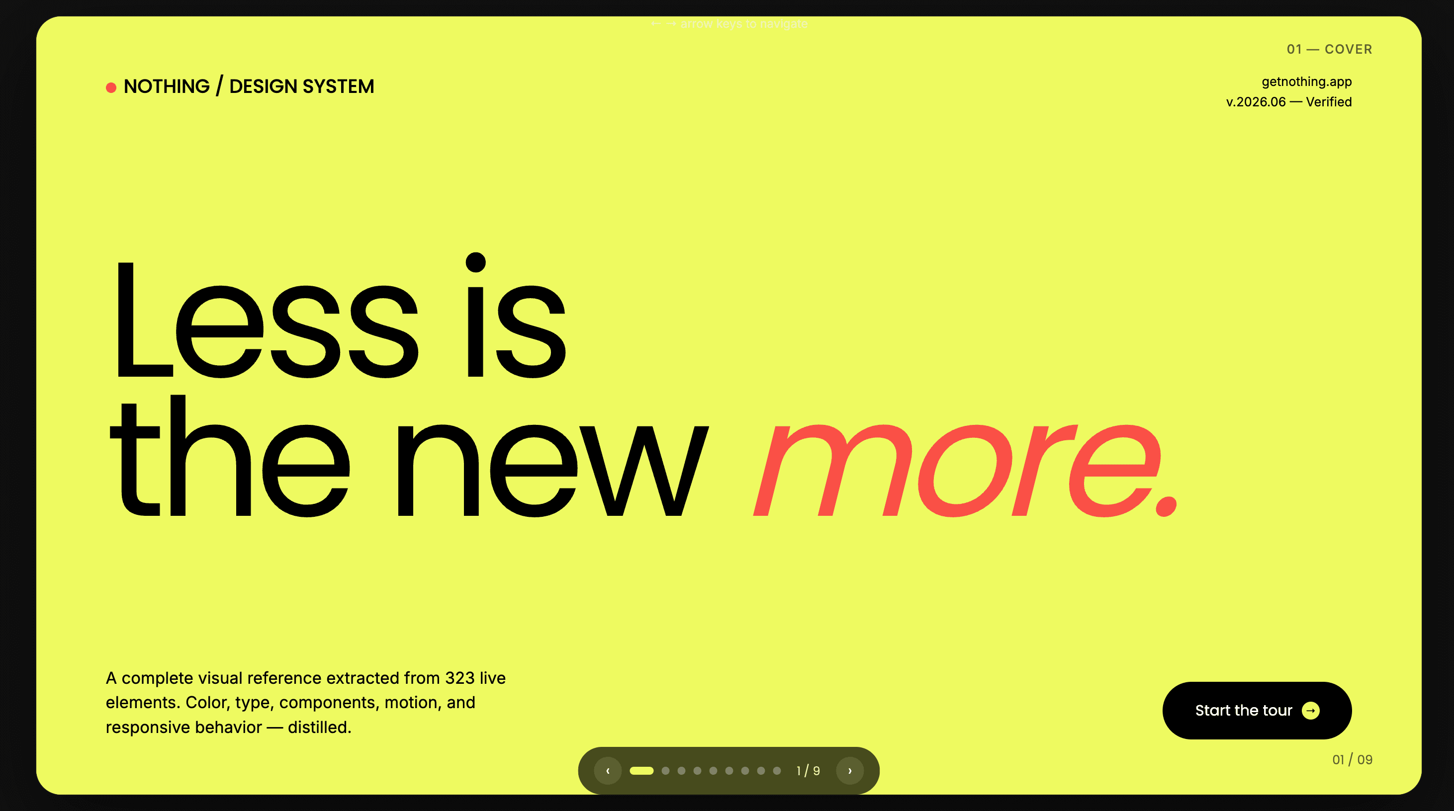 Nothing Tailwind website pack preview