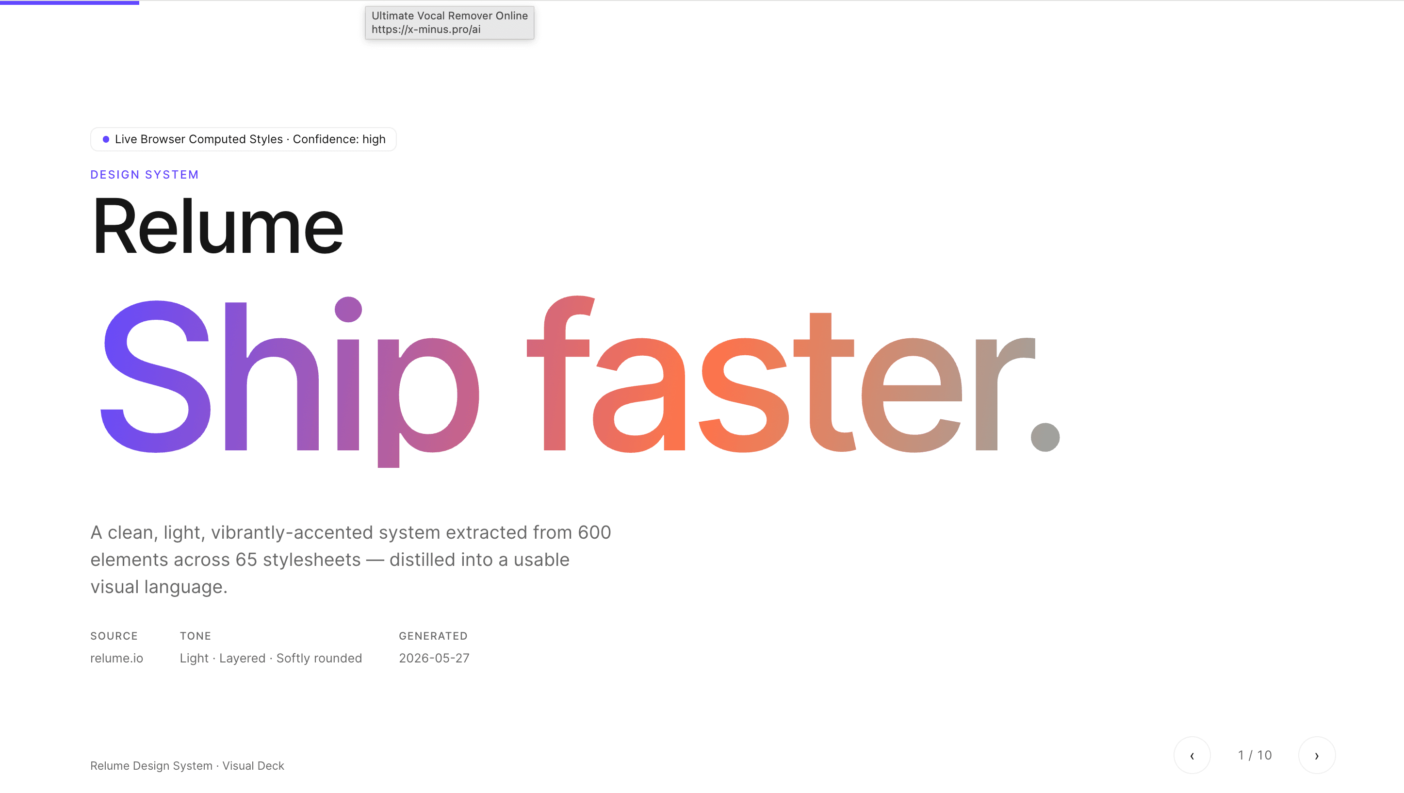 Relume Tailwind website pack preview