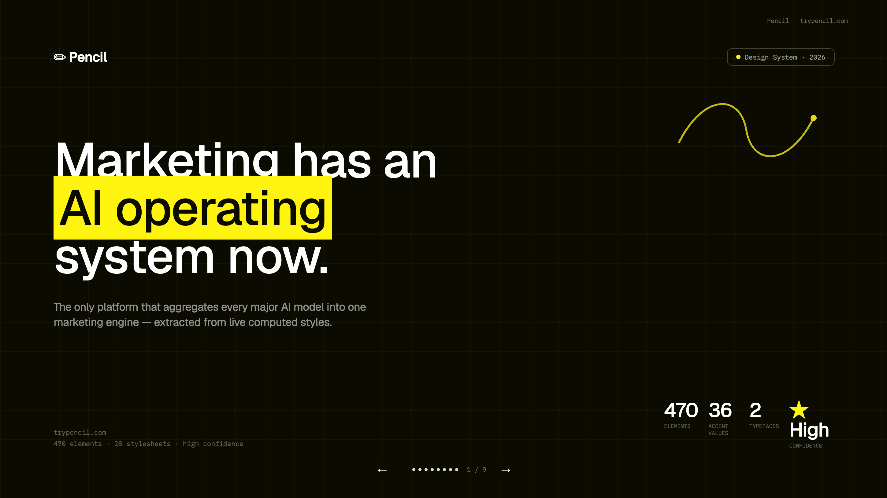 Pencil Tailwind website pack preview