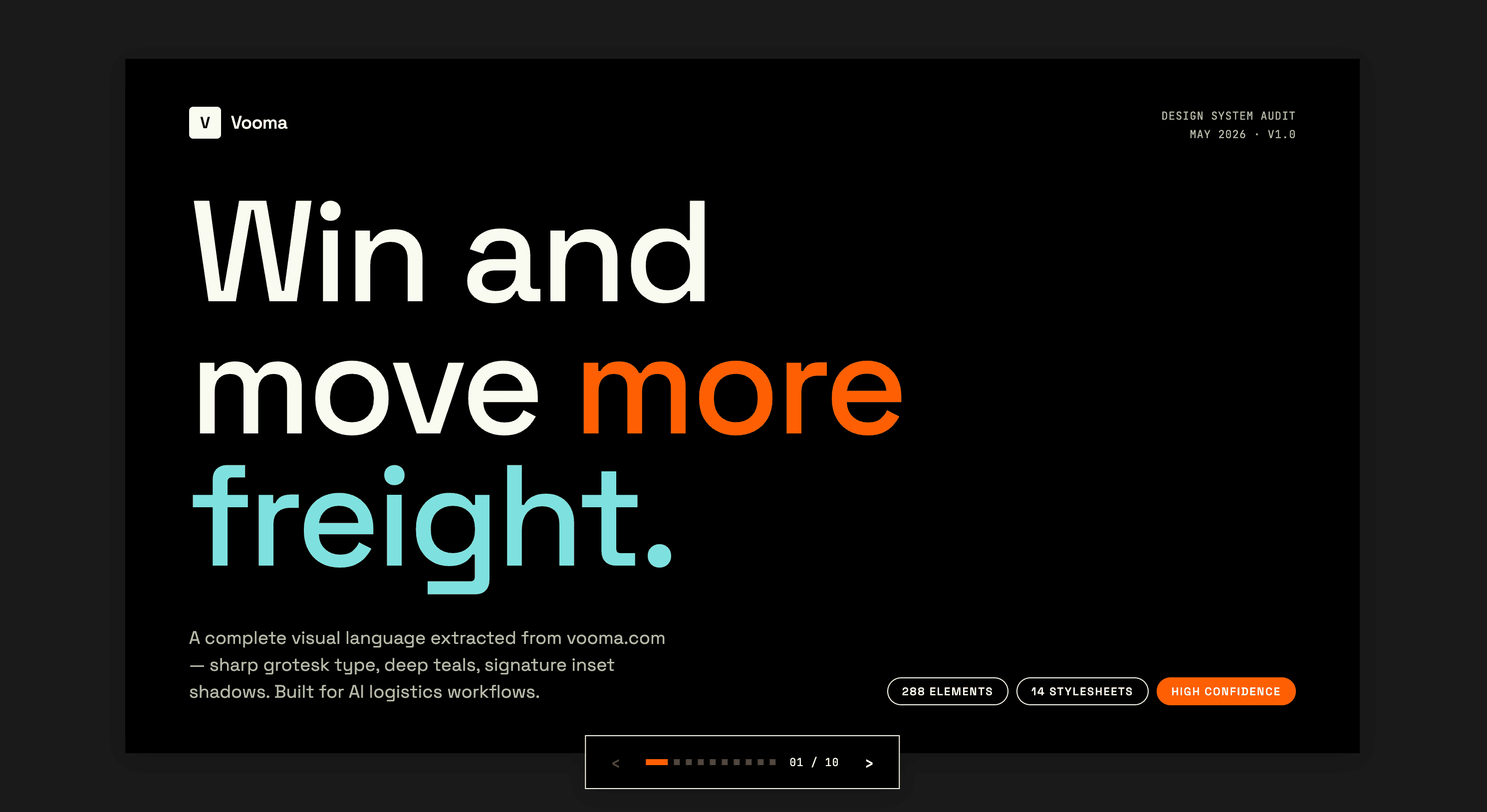 Vooma Tailwind website pack preview