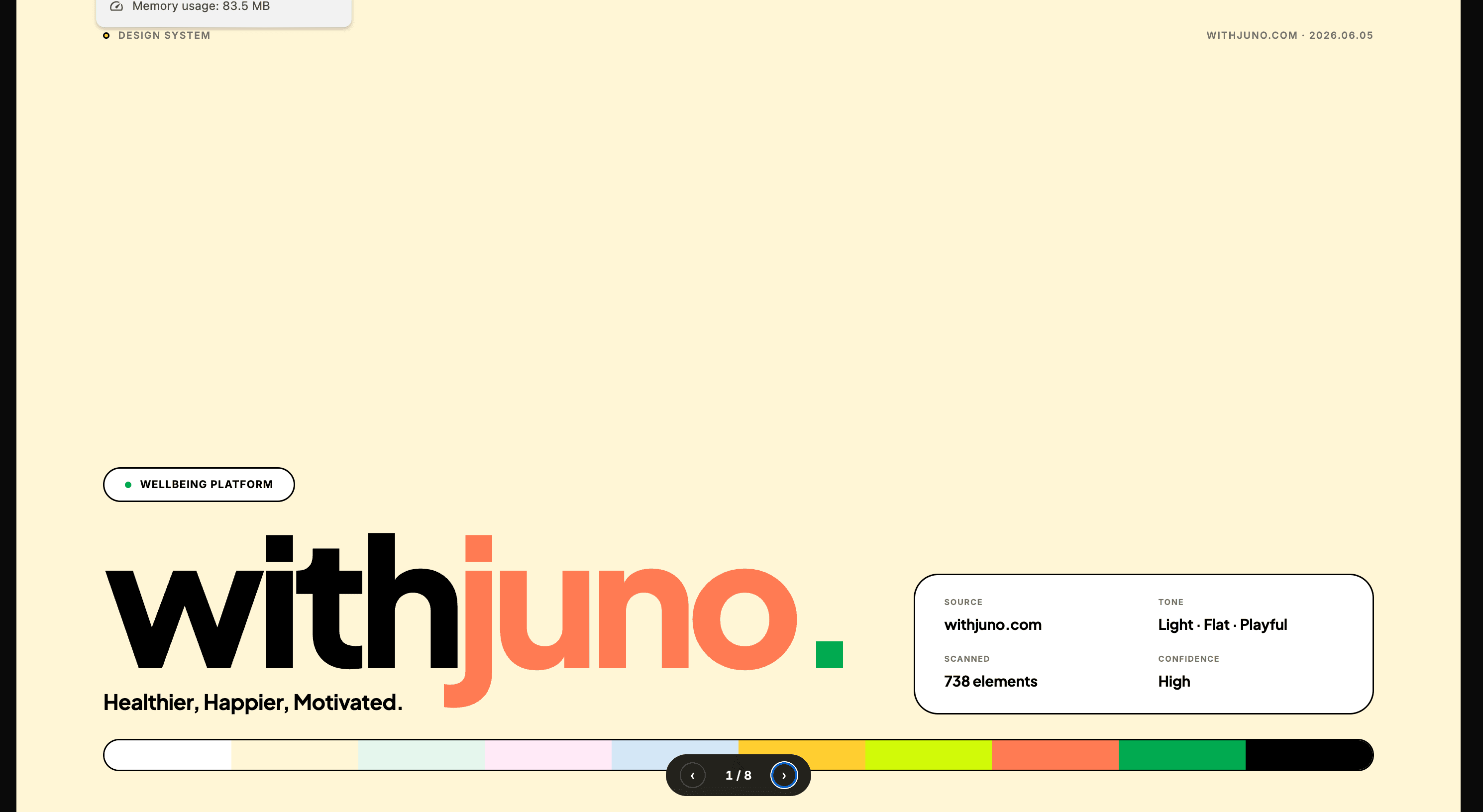 Juno Tailwind website pack preview