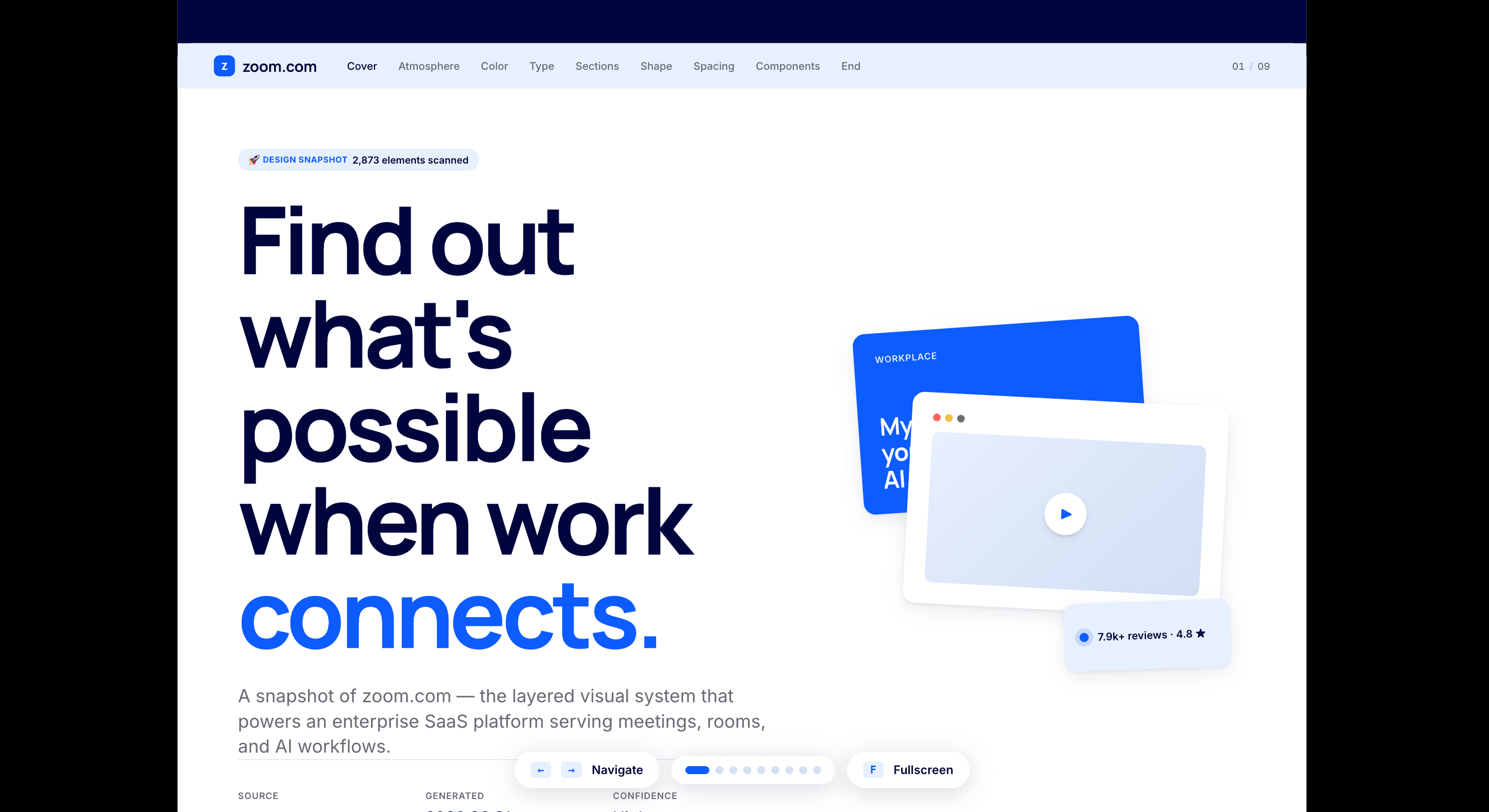 Zoom Tailwind website pack preview